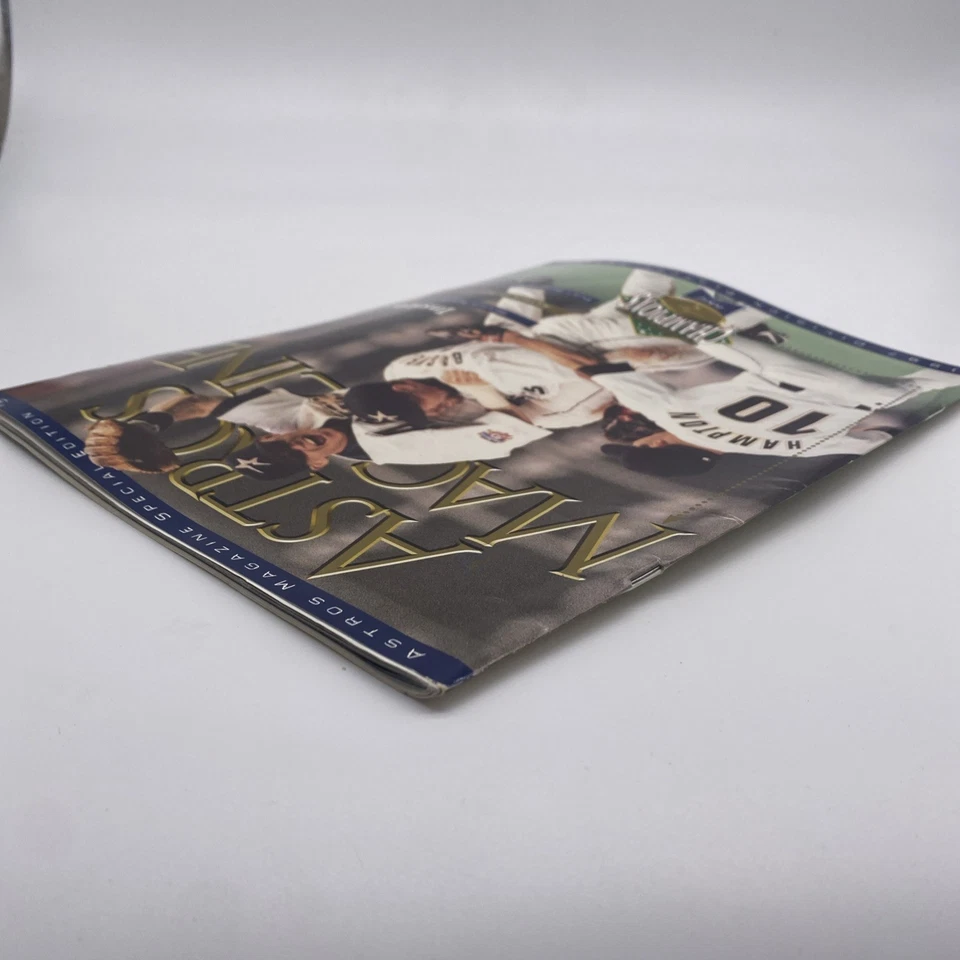 Houston Astros Magazine 1997 Division Playoff Series Biggio Bagwell Hampton - Image 4 of 4