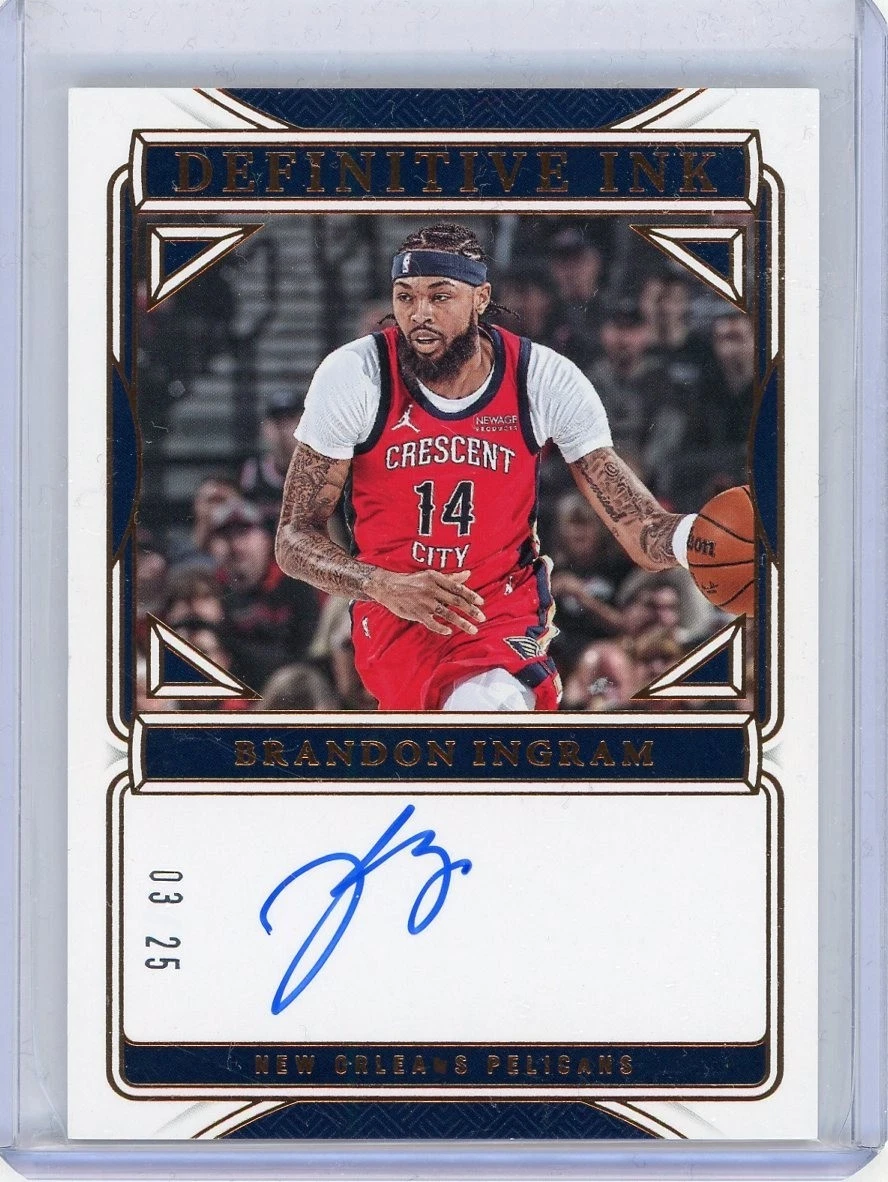Brandon Ingram Basketball Autographed Sports Trading Cards