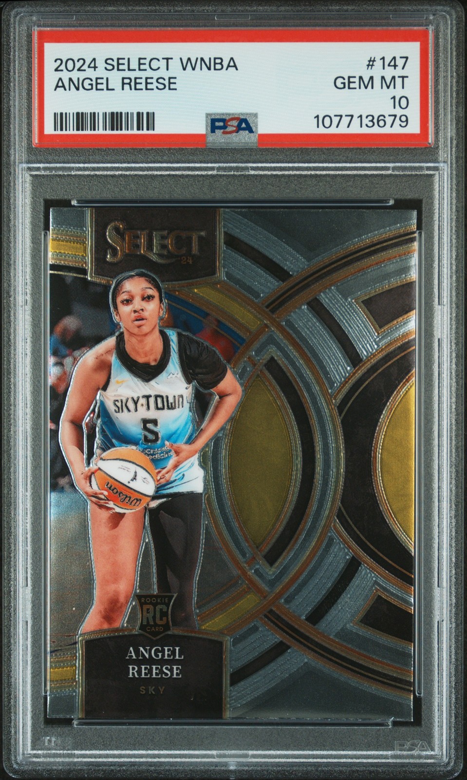 2024 PANINI SELECT WNBA #147 ANGEL REESE ROOKIE RC PSA 10