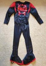 Spider-Man Across The Spiderverse Miles Morales Halloween Costume Size S No Mask
