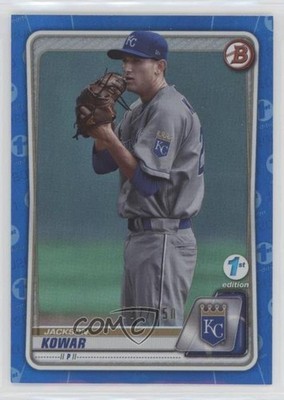 2020 Bowman Draft 1st Edition Blue Foil 97/150 Jackson Kowar #BD-2 wj2
