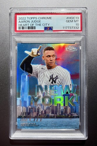 2022 Topps Chrome - Heart of the City Aaron Judge #HOC-13 PSA 10