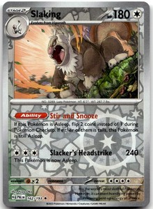 Slaking 162/193 Paldea Evolved Reverse Holo Rare