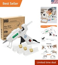 Mini Hot Glue Gun Kit with 30 Glue Sticks - Fast Preheating Hot Melt Gun, High T 0.44 per gallon