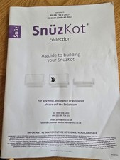 SnuzKot toddler bed with mattress