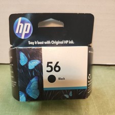 HP 56 Black Inkjet Ink Cartridge Genuine Original C6656AN For HP Printers