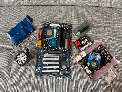 TOP🚀Gigabyte GA-6OXT Intel Pentium III Tualatin 1400 Mainboard Bundle Retro 1.4