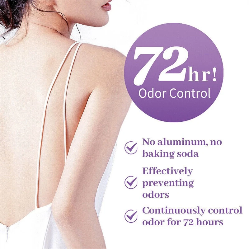 Desodorante para todo el cuerpo para mujeres 72 horas control de olores sin aluminio seguro para la piel 85 g Foto 2 de 4