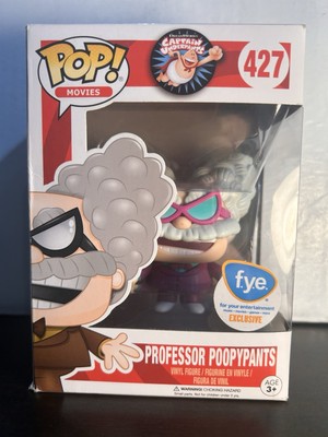 Professor Poopypants f.y.e. Excl Captain Underpants Pop Movies Vaulted Funko 427