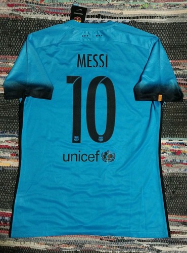 2015-16 Nike FC Barcelona Away Player Authentic Jersey Messi 10 XL 658787-426