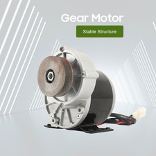 Electric Motor Gear Motor with Belt Pulley 250W Brushed Motor for Scooter 12VDC