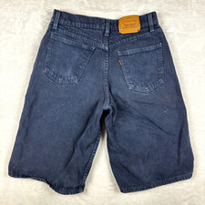 Vintage Levis 550 Jean Shorts Womens 29 Blue 12" Inseam Baggy Made In USA 90s