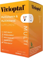 Vivioptal Multi, 90 Softgels, Multivitamin & Multimineral, Gluten Free, German F