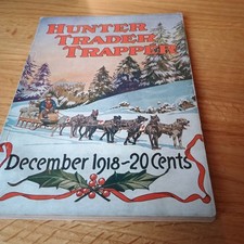 Hunter Trader Trapper Magazine - Outdoors Antique December 1918