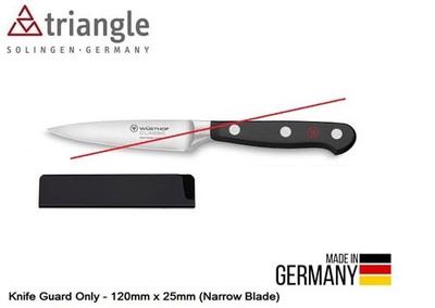 Dreieck, Solingen, Germany 120 mm x 25 mm Messer Klingenschutz schmal (Nr.4)