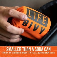 Portable Emergency Survival Sleeping Bag Mylar Thermal Bivvy Sack Camping Gear
