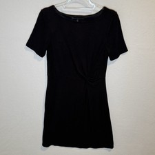 White House Black Market WHBM Black Dress Size Small Flattering LBD Little Black