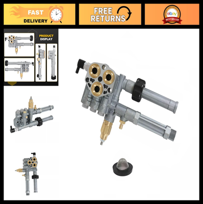 #ad Complete Pressure Washer Pump Head with Unloader amp; Thermal Relief Valve Fits A $90.99