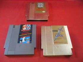 Super Mario Bros/Duck Hunt Legend of Zelda I & II Adventure of Link Nintendo NES