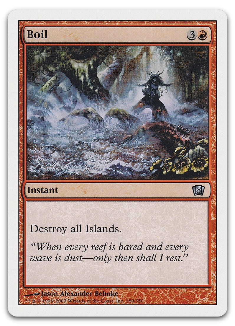 Boil #180 (NM) 8th Edition 8ED Magic MTG