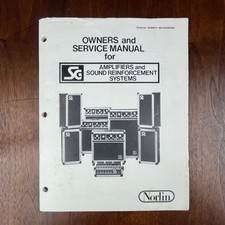VINTAGE SG/NORLIN OWNERS AND SERVICE MANUAL FOR AMPLIFIERS AND SOUND SYSTEMS