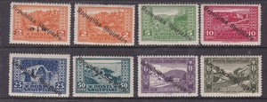 ALBANIA  ^^^^  sc# 178-185   hinged   CLASSICS set   hcv@ xx xdco4449alb
