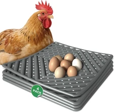 Chicken Nesting Pads for Coop - Nesting Pads for Chicken Coop 4 Pack, Washable &