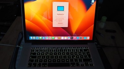 MacBook Pro 15,4'', Mitte 2014, I7Quadcore 2,5 GHz, 16GB RAM, 512 GB HD, Ventura