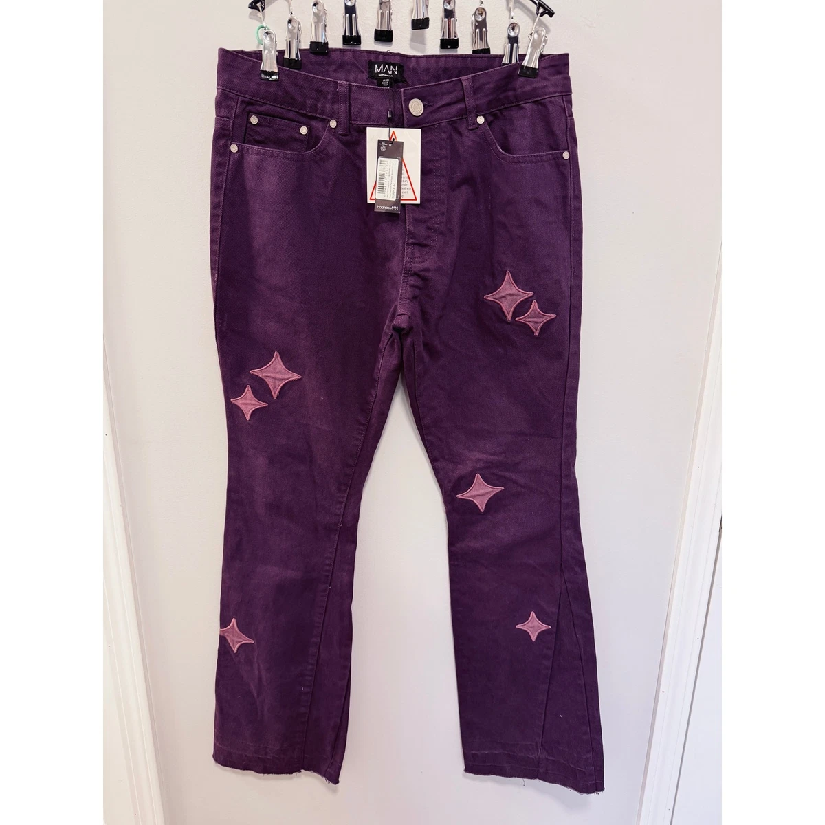 Purple Regular Size Jeans for Men for sale | eBay