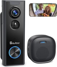 Video Doorbell Camera Wireless with Ring Chime, HD Live View, Night Vision, AI M
