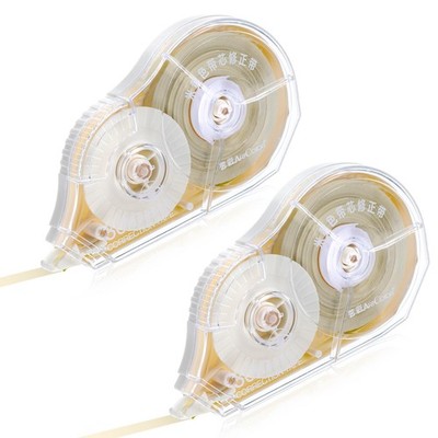 FdcZeyxior 100 Ft Long Correction Tape, 1 Count (Pack of 2), Beige