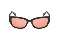 Max Co MO0086 01E Black Cat Eye Plastic Sunglasses Frame 54-18-140