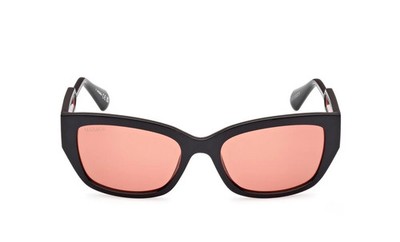 Max&Co MO0086 01E Black Cat Eye Plastic Sunglasses Frame 54-18-140
