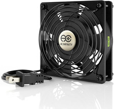 AXIAL 1225, Quiet Muffin Fan, 120V AC 120Mm X 25Mm Low Speed, Ul-Certified for D