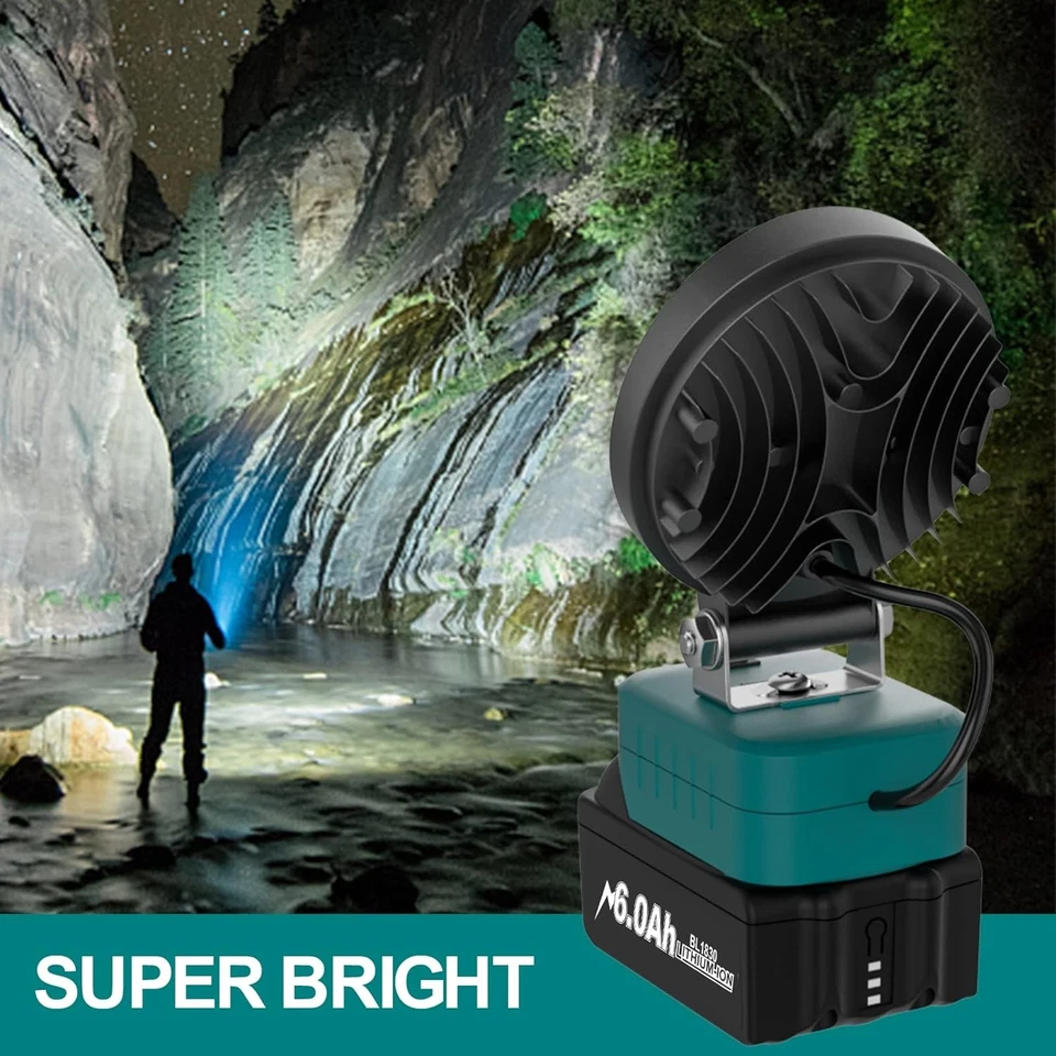 Work lamp for Makita battery LED work light 18V light flashlight/18V battery - Image 2 of 4