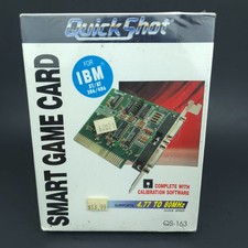 NEW 1992 QuickShot QS-163 Smart Game Card SEALED