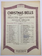 Christmas Bells OP 24 Piano Sheet Music By H. Karoly 1924 McKinley Music Co