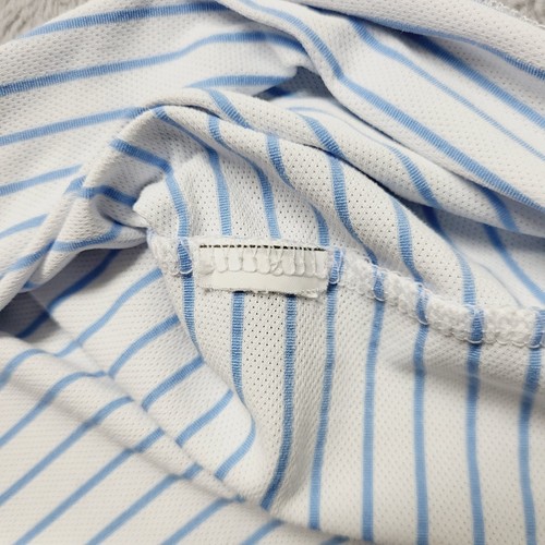 G/Fore Hemd Herren mittelblau weiß gestreift Performance Stretch Lake Nona Golf - Bild 8 von 8