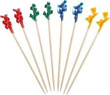 Comfy Package 1000 Count 4 Inch Frill Picks, Cocktail Picks  Food Toothpicks