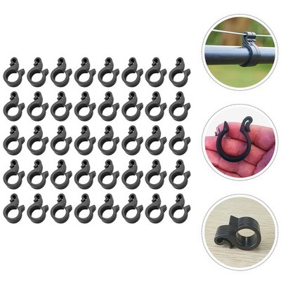  100 Pcs Rohrschellen Kunststoff Schlauchschellen Gartenschlauchklemme