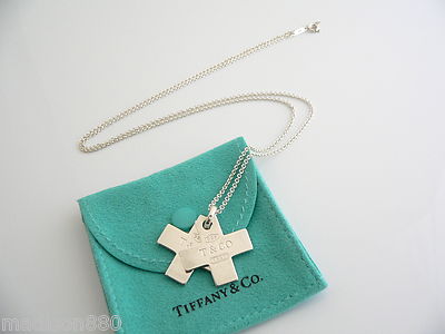 Tiffany \u0026 Co Silver 1837 Double Cross 