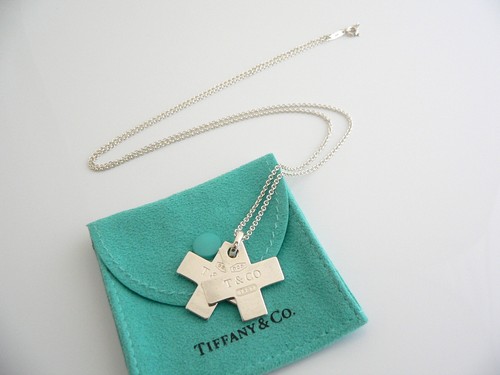 Tiffany \u0026 Co Silver 1837 Double Cross 