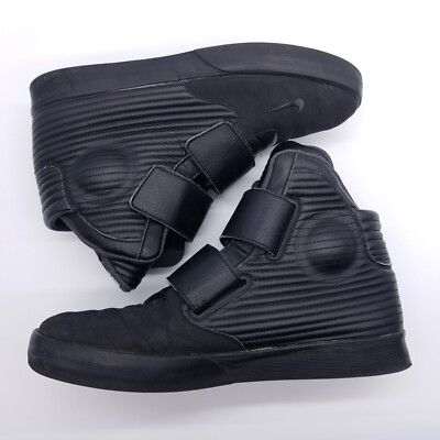 Nike Flystepper 2K3 Mens 8.5 Black Shoes Mid Top Sneakers