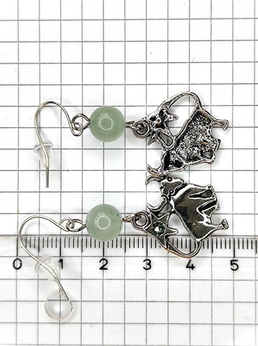 Kleine Sternzeichen-Ohrringe STIER Geburtsstein APRIL MAI 1.2.3. Dekade Schmuck - Bild 29 von 56