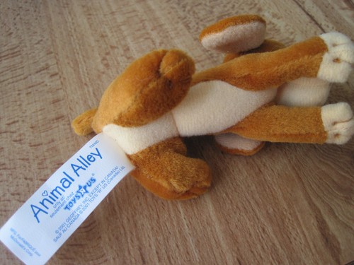 4" Mini Animal Alley Toys R Us Plush DARBY Brown Dog - Picture 3 of 3
