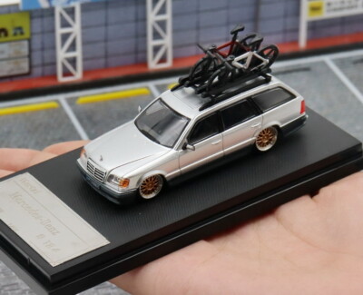 Mortal 1/64 Scale Mercedes-Benz E-Class S124 Wagon Silver2
