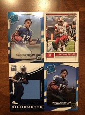 2017 PANINI TAYWAN TAYLOR ROOKIE SILHOUETTE JERSEY. SCORE & OPTIC & DONRUSS RC’s