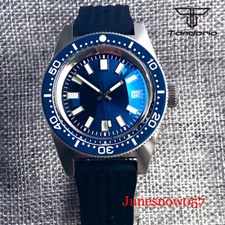 Tandorio 41MM NH35 PT5000 Movement Automatic Blue Dial Men Watch Sapphire glass