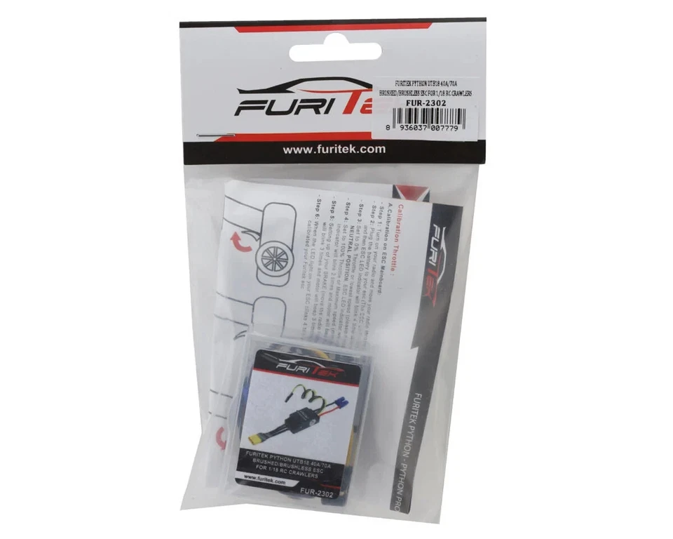 Furitek Axial UTB18 Python 40A Brushless/Brushed Micro ESC - Image 3 of 3