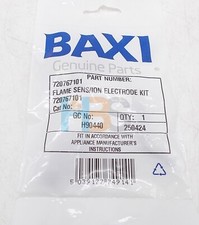 GENUINE BAXI DUOTEC 2 COMBI 24 28  33 40 GA FLAME SENSING ELECTRODE 720767101